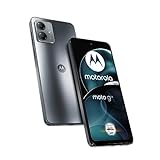 Motorola moto g14 Smartphone (6,5'-FHD+-Display, 50-MP-Kamera, 4/128 GB, 5000 mAh, Android 13) Steel Grey, inkl. Schutzcover [Exklusiv bei Amazon]