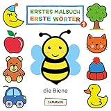 Erstes Malbuch - Erste Wörter Band 1: Malbuch ab 1 Jahr*