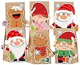 KuschelICH Adventskalender zum Befüllen Team Santa - mit Stickern und Adventskalenderzahlen zum Gestalten und selber Basteln (Team Santa)*