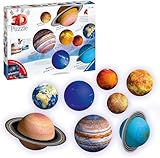 Ravensburger 3D Puzzle Planetensystem 11668 - Planeten als 3D Puzzlebälle - Sonnensystem zum selbst bauen und als Deko - für alle Weltraumfans ab 6 Jahren - mit informativer Online-Broschüre