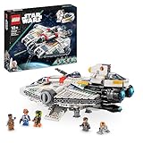 LEGO Star Wars Ghost & Phantom II Set mit 2 aus Bausteinen gebauten Ahsoka-Fahrzeugen, baubares Raumschiff-Spielzeug mit 5 Charakteren, darunter Jacen Syndulla und einer Chopper-Droidenfigur 75357