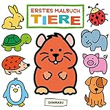 Erstes Malbuch Tiere (Malbuch ab 1 Jahr) (Malbücher für Kleinkinder)*