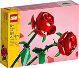 LEGO Creator Rosen 40460 Blumen Pflanzen Set - Realistisches LEGO Blumenbauspielzeug - Geschenk für Muttertag, Weihnachten, Valentinstag - LEGO Blumen Pflanzen